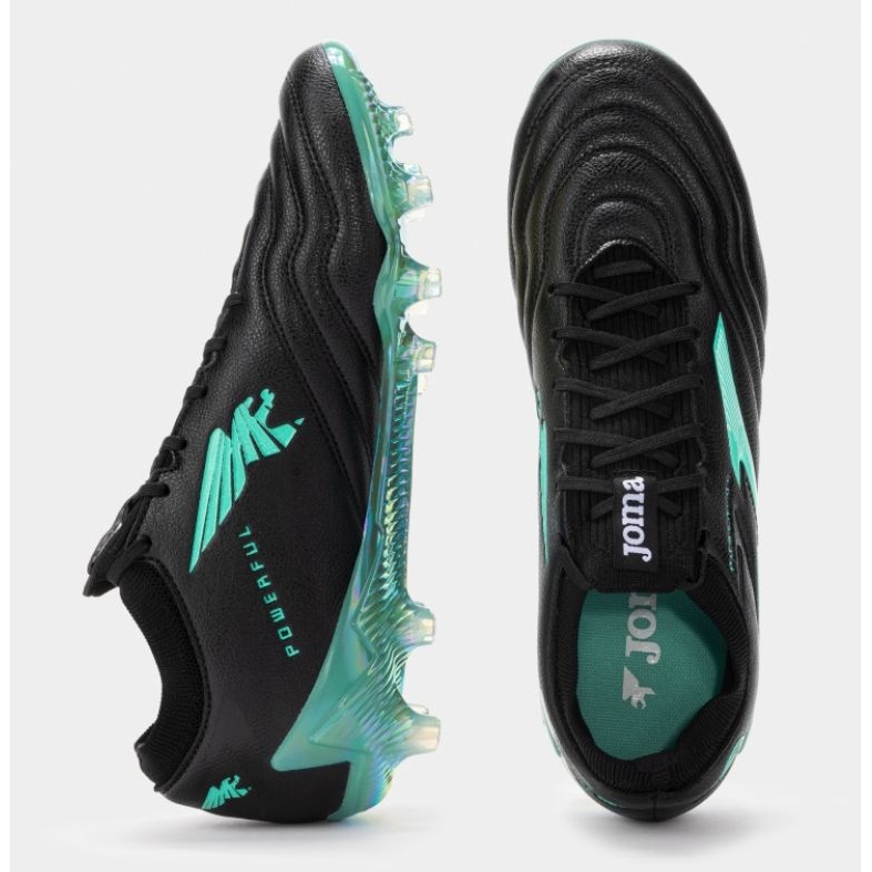 Joma Powerd Cup 2501 POCS2501FG Sapatos de futebol preto 1