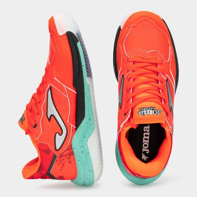 Joma Naturka 2507 Sapatos de vôlei laranja 1
