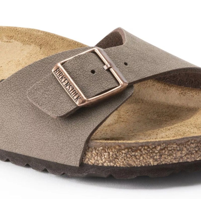 Birkenstock madrid bs mocha chinelos 0040093 marrom 2