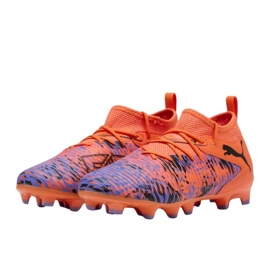 Puma Future 8 Match Creativity FG/AG 108436 01 Sapatos de futebol laranja 1