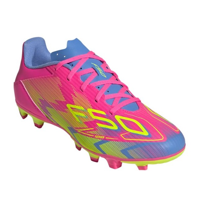 Adidas F50 Club FG/MG JH6420 Sapatos de futebol rosa 1