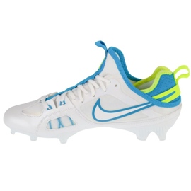 Nike Huarache 9 Varsity LAX SE FG FZ3620-100 Sapatos de futebol branco 1