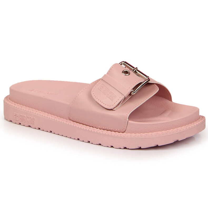 Chinelos rosa Big Star na plataforma JJ274A308 2