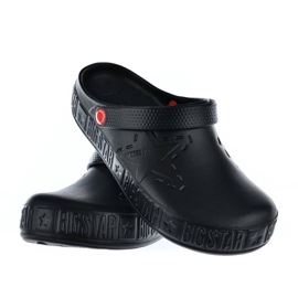Chinelos kroks pretos de homem Big Star II175001 2