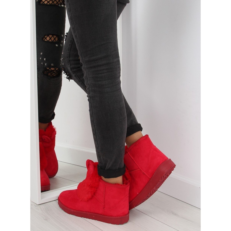 Emuses vermelhos com bolinhos B198 vermelho 2