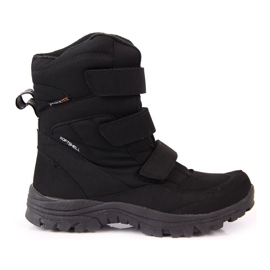Botas de neve de trekking pretas para homem American Club à prova de água preto 1
