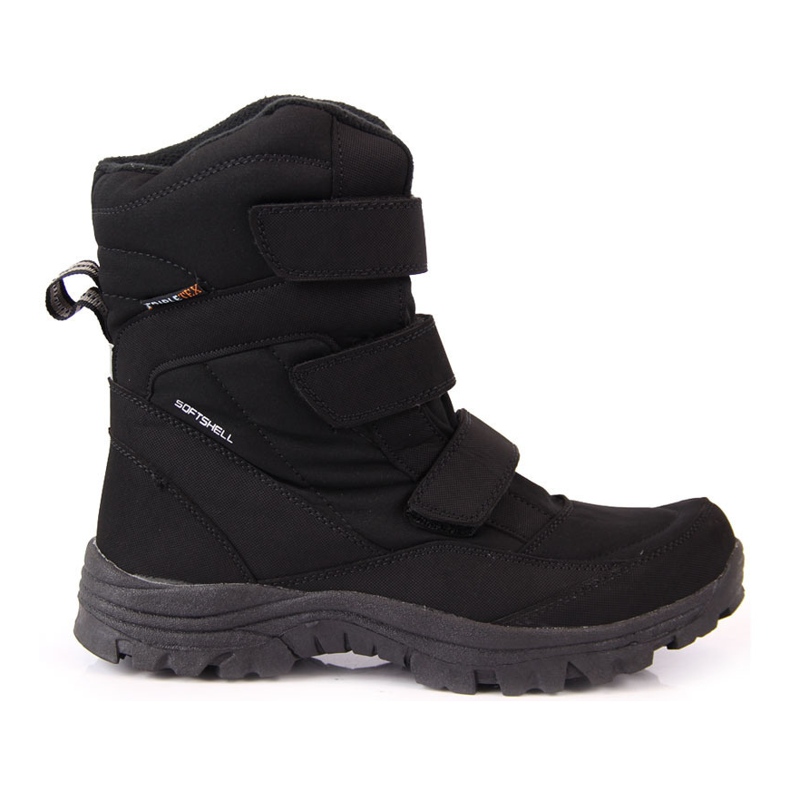 Botas de neve de trekking pretas para homem American Club à prova de água preto 1