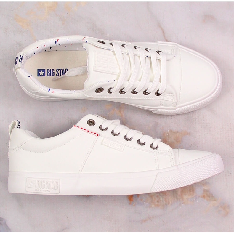 Tênis cano baixo branco Big Star KK274005 1