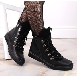 Botas isolantes de pele pretas Dolce Pietro preto 1