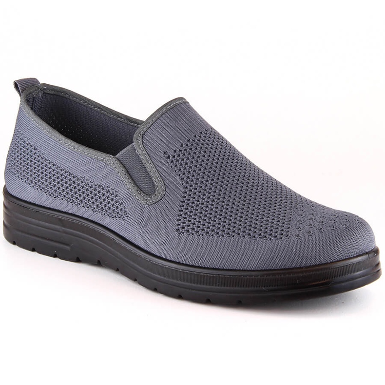 Sapatos slip-on de homem Grey News 1022 cinza 2