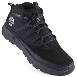 Bustagrip Botins masculinos em couro preto 1