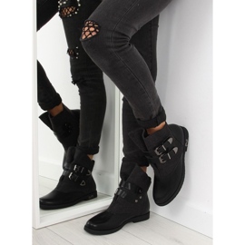 Botas em feltro preto X659-1 preto 2