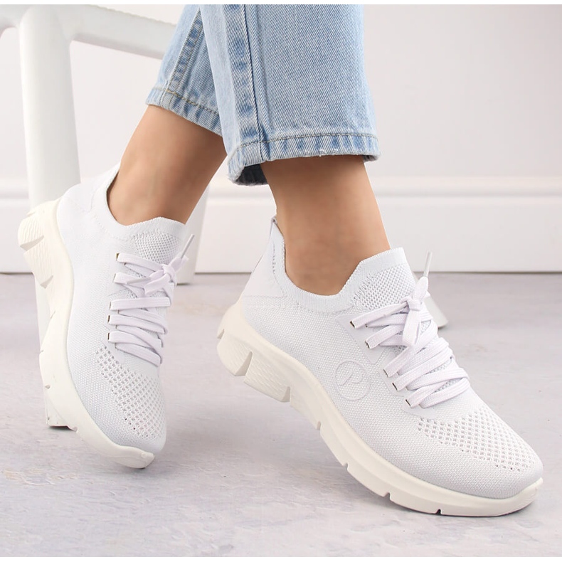 Calçado desportivo branco feminino Potocki BK01303 1