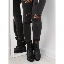 Botas femininas com isolamento preto F7091-1BLACK 1