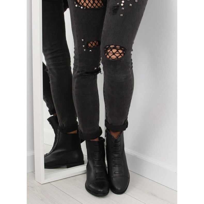 Botas femininas com isolamento preto F7091-1BLACK 1