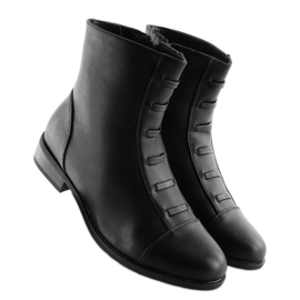 Botas femininas com isolamento preto F7091-1BLACK 2