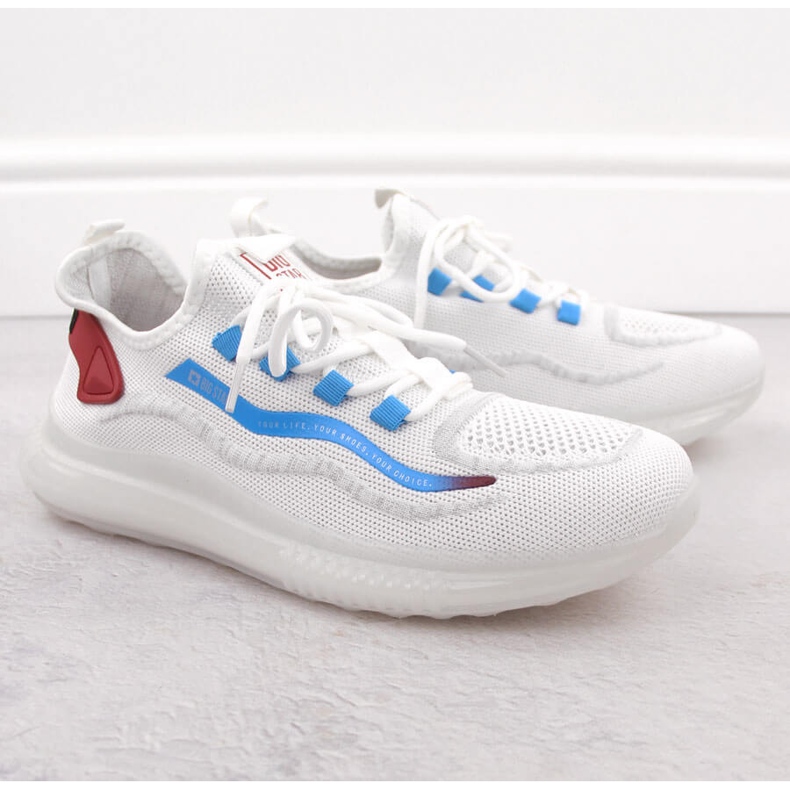 Calçados esportivos masculinos brancos Big Star NN174451 1