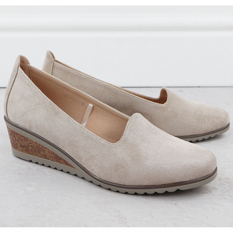 Sapatos para camurça bege potocki sz12276 2