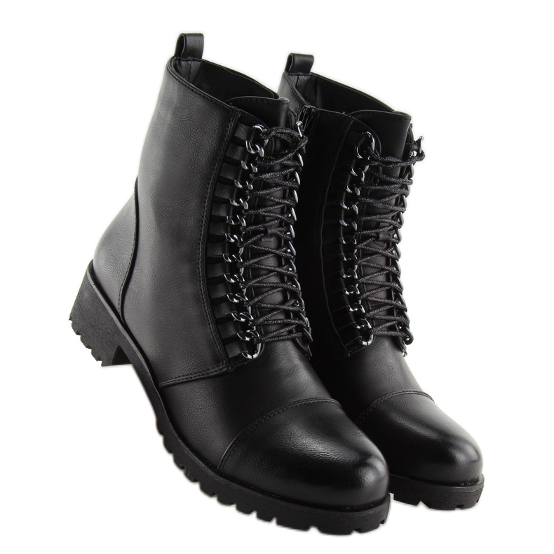 Botas de trabalho pretas A89626 pretas preto 1