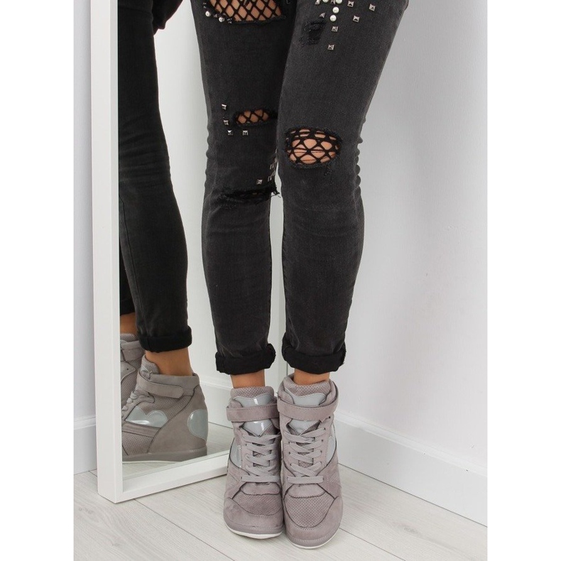 Tênis cinza de mulher cinza 1542 cinza 1