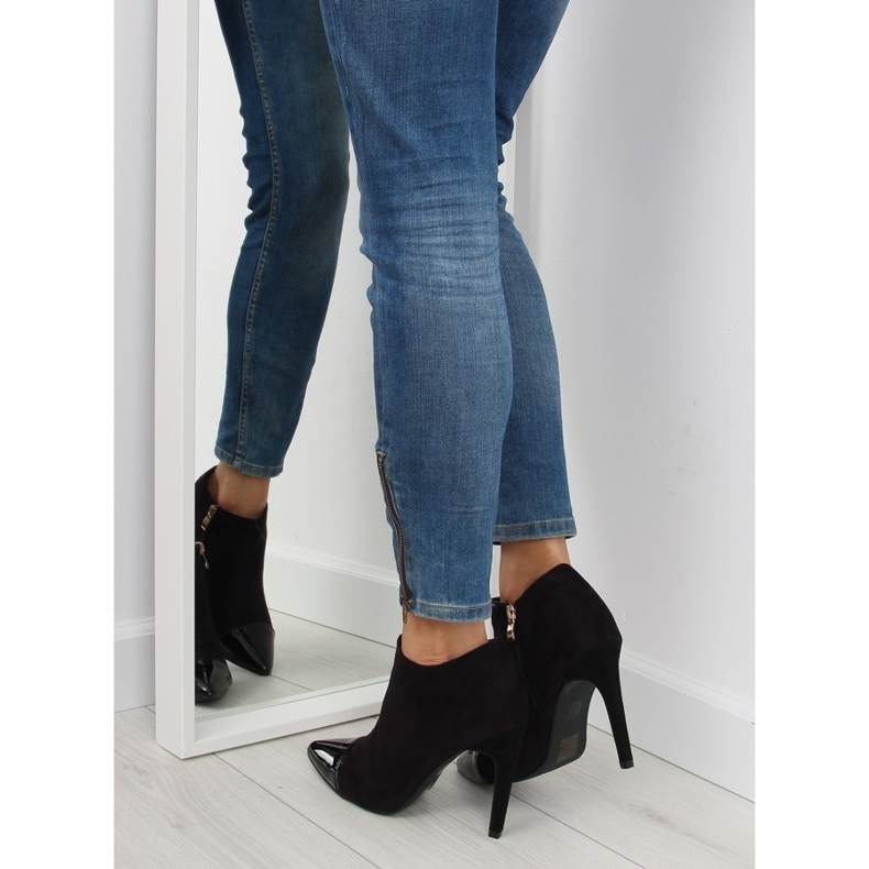 Botas pretas de salto alto 1131-5 preto 1