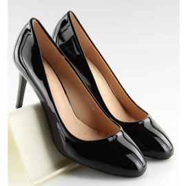 Bombas para mulheres lacado preto L7073 preto 1