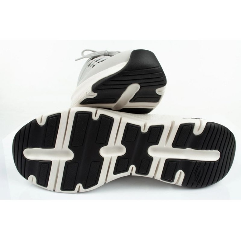 Sapatos esportivos masculinos Skechers Arch Fit 232200-lgbk cinza 7