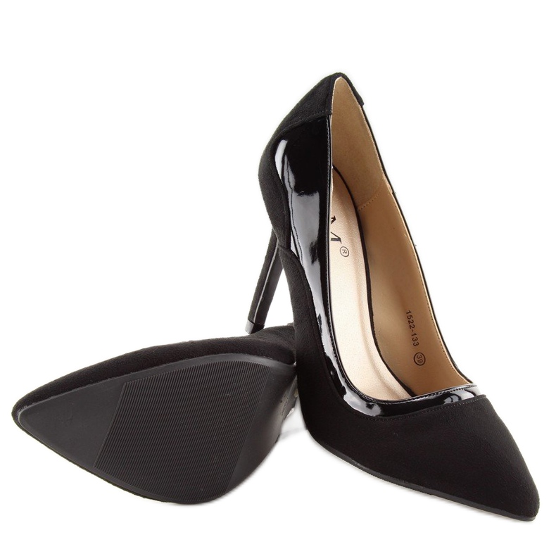 Salto alto feminino preto 1522-133 Preto 2