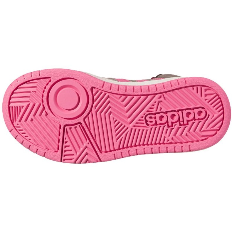 Tênis Adidas Hoops Mid 3.0 K IF7739 bege 2