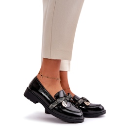 S.Barski Mocas de mulheres pintadas com arcos S. Barski Hy42-331a Black preto 1