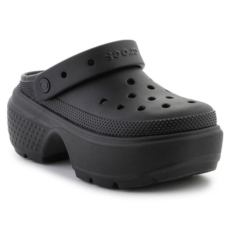 Chinelos Crocs Stomp Clog 209347-001 preto 2 Chinelos Crocs Stomp Clog 209347-001 preto 2