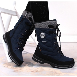 Botas de inverno impermeáveis ​​​​azul marinho American Club para mulheres 2