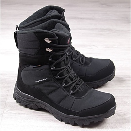 Botas de neve para trekking pretas à prova d'água American Club preto 2