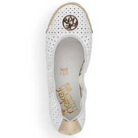 Bailarinas brancas de mulher Rieker 41459-80 2