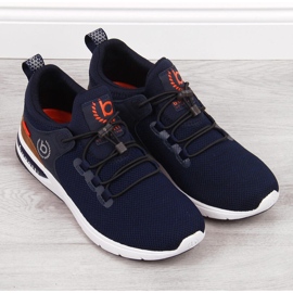 Sapatos esportivos masculinos azul bugatti JJ153028 1