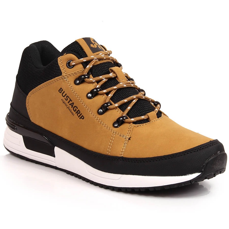 Sapatos masculinos de couro, amarelo Cruiser Bustagrip 2