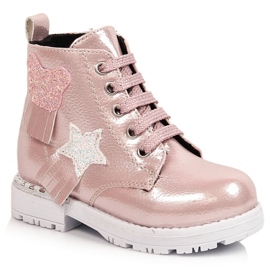 Botas isolantes rosa brilhante para meninas Potocki 1