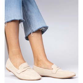 Mocas elegantes bege de Ekozamsz 1