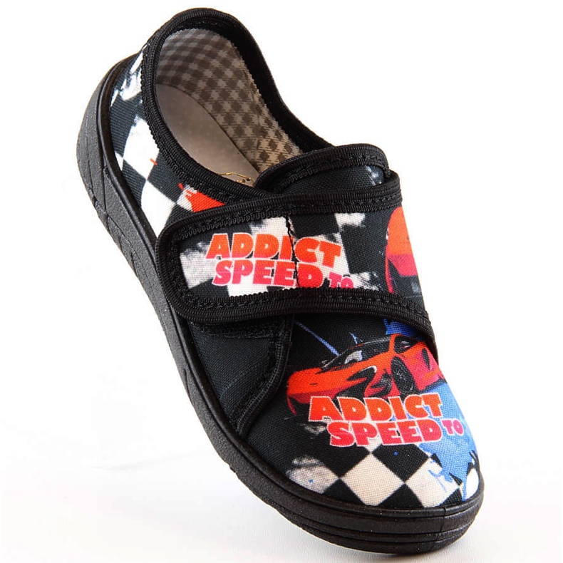 Sapatilhas de menino Nazo N019SAW pretas para jardim de infância preto 1