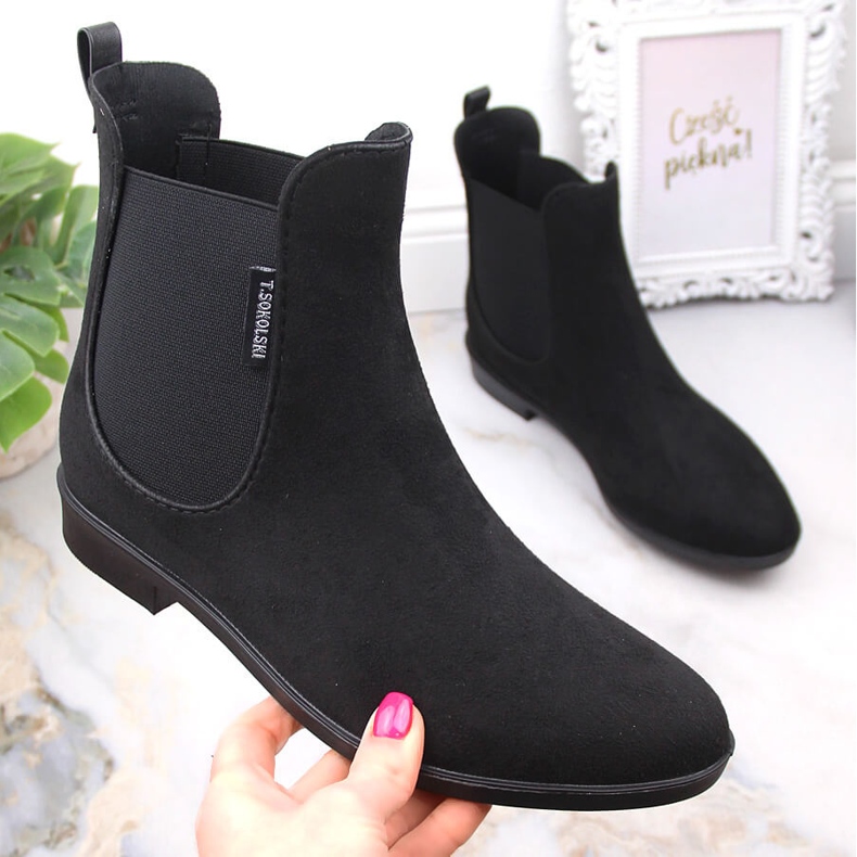 Botas T.Sokolski KAL23-11 pretas impermeáveis ​​para mulher preto 1