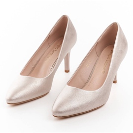 Sapatos dourados de mulher Sergio Leone 1336 2