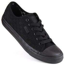 Tênis feminino preto com aberturas Big Star LL274072 1