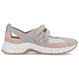 Sapatos femininos confortáveis com velcro multicolor Remonte D0G08-40 multicolorido 1 Sapatos femininos confortáveis com velcro multicolor Remonte D0G08-40 multicolorido 1