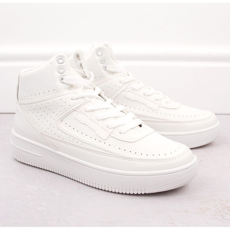 Calçados esportivos masculinos com isolamento até o tornozelo, branco Big Star OO174553 1