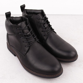 Botins masculinos de couro com isolamento, pretos, T.Sokolski Z24-81 1