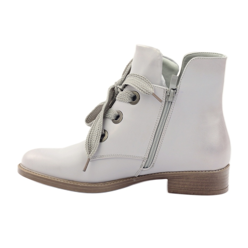 Botas Sergio Leone 300 prata metalizado cinza 2