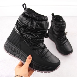 Botas de neve femininas pretas Filippo DBT6647 com plataforma preto 1