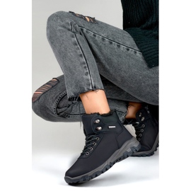 Botas de cano alto, isoladas com zíper, pretas 3906-1B preto 2