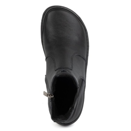 Olivier Botas Chelsea femininas descalças com zíper, isoladas 1263, pretas preto 1