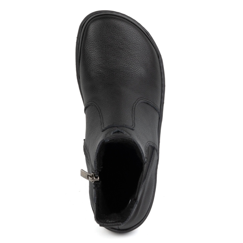 Olivier Botas Chelsea femininas descalças com zíper, isoladas 1263, pretas preto 1